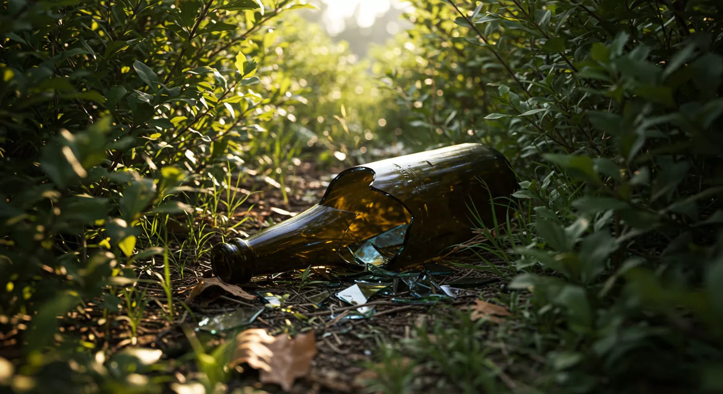 decomposição do vidro